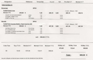 exemple de devis distribution