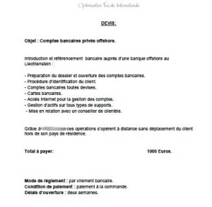 exemple de devis seminaire