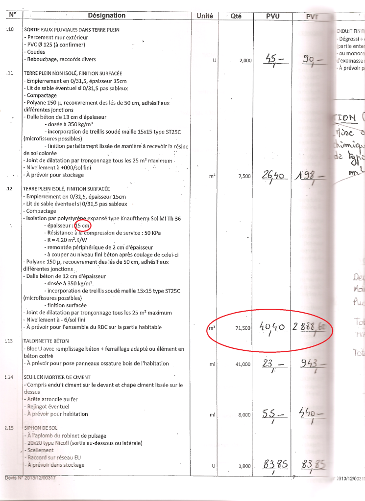 exemple de devis vide sanitaire