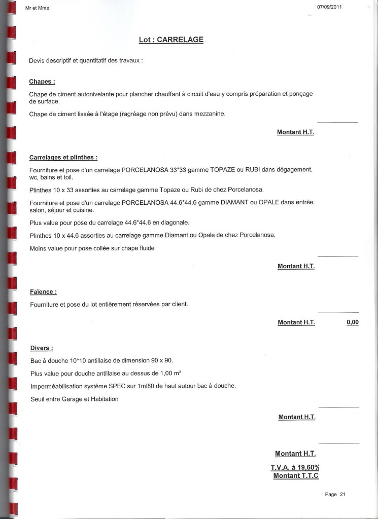 exemple de devis de tapisserie