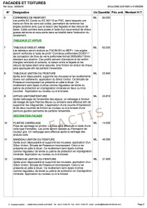 exemple de devis facade maison