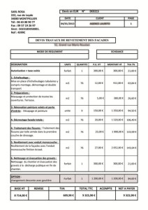exemple de devis facade maison