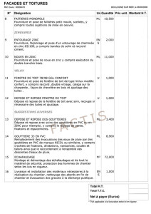 exemple de devis facade maison
