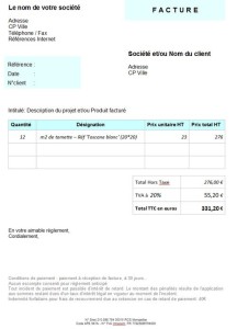 exemple de devis gratuit a imprimer