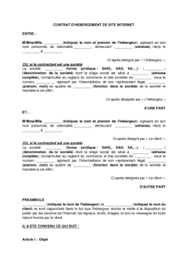 exemple de devis hebergement