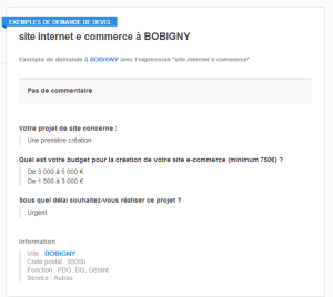 exemple de devis marketing