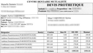 exemple de devis medical