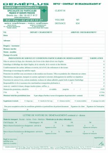 exemple de devis pour un demenagement