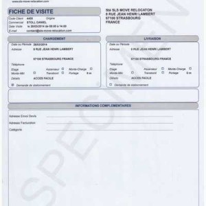 exemple de devis pour un demenagement