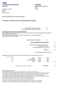 exemple de devis d artiste