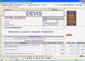 exemple de devis de maconnerie gratuit