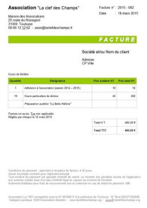 exemple de devis pour association