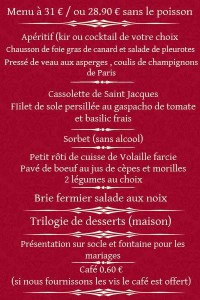 exemple de devis banquet