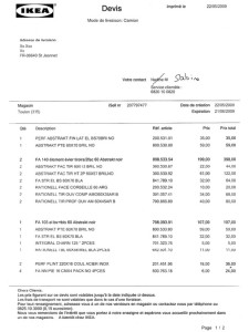 exemple de devis cuisine ikea