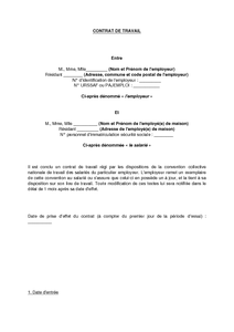 exemple de devis femme de menage