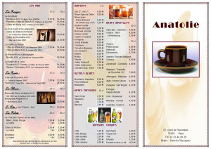exemple de devis menu restaurant
