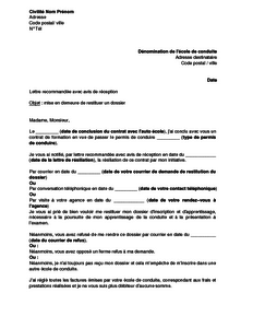 exemple de devis auto ecole
