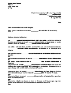 exemple de devis auto ecole