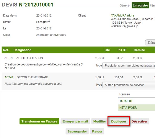 exemple de devis creation site internet pdf