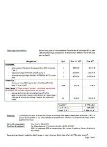 exemple de devis tableau electrique