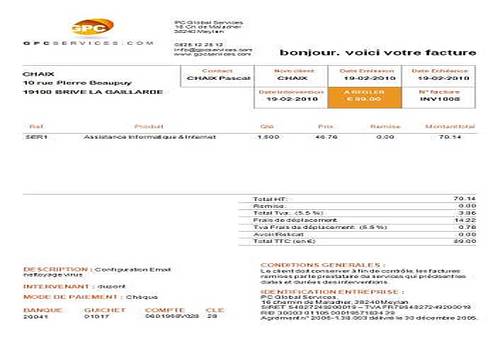 exemple de devis bijouterie