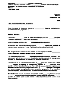 exemple de devis d association