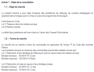 exemple de devis de performance