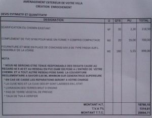 exemple de devis ite