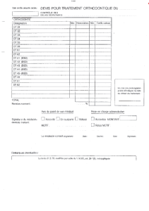 exemple de devis orthodontie