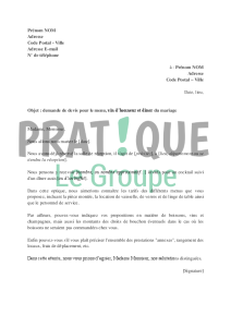exemple de devis pour un repas
