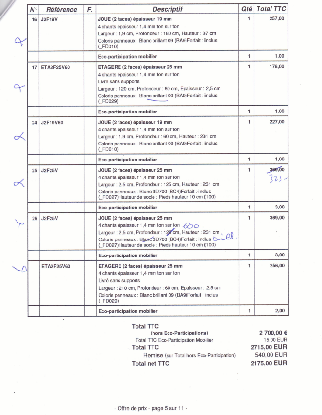 exemple de devis schmidt