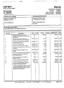 exemple de devis toit terrasse