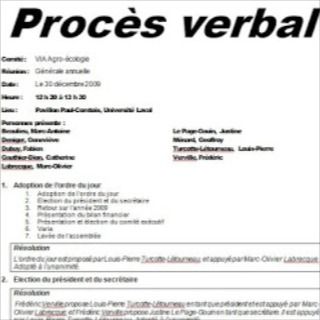 Exemple de modèles de procès verbal en format word doc