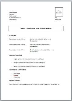 CV pour étudiant sans expérience : modèle et conseils