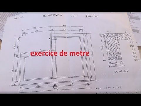 Exercice corriger de mètres très important de terrassement (Partie 1)
