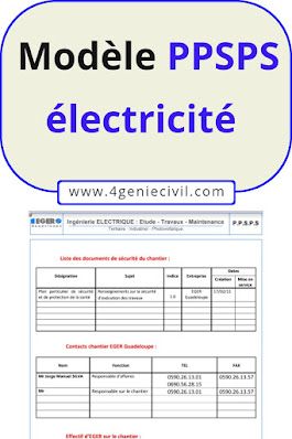 Modèle PPSPS électricité
