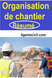 Organisation de chantier génie civil étapes d'organisation de chantier btp en format pdf.