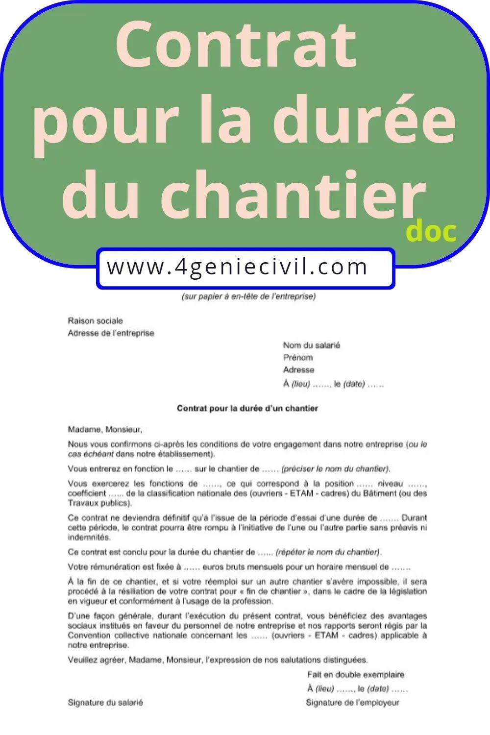 2 Modèles de contrat de chantier doc