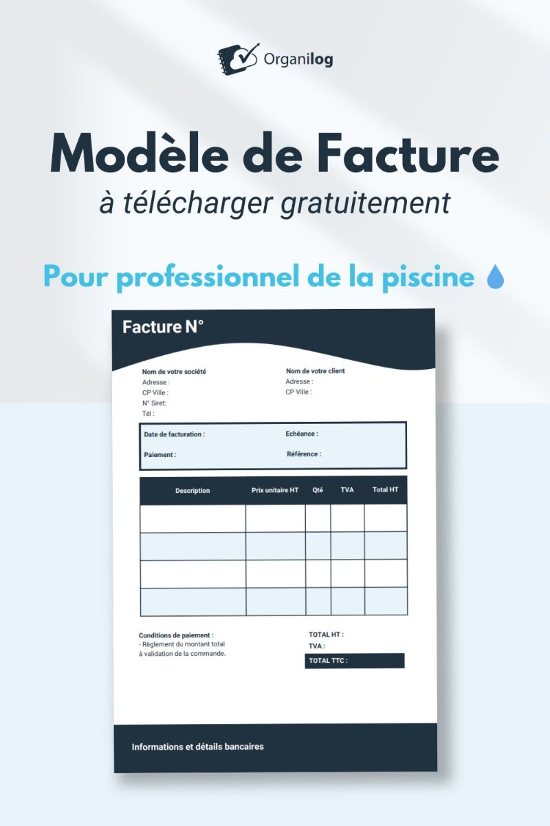 Modèle de Facture Piscine : Téléchargez Gratuitement !