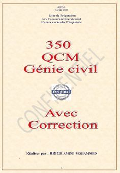 " 350 QCM Génie Civil "