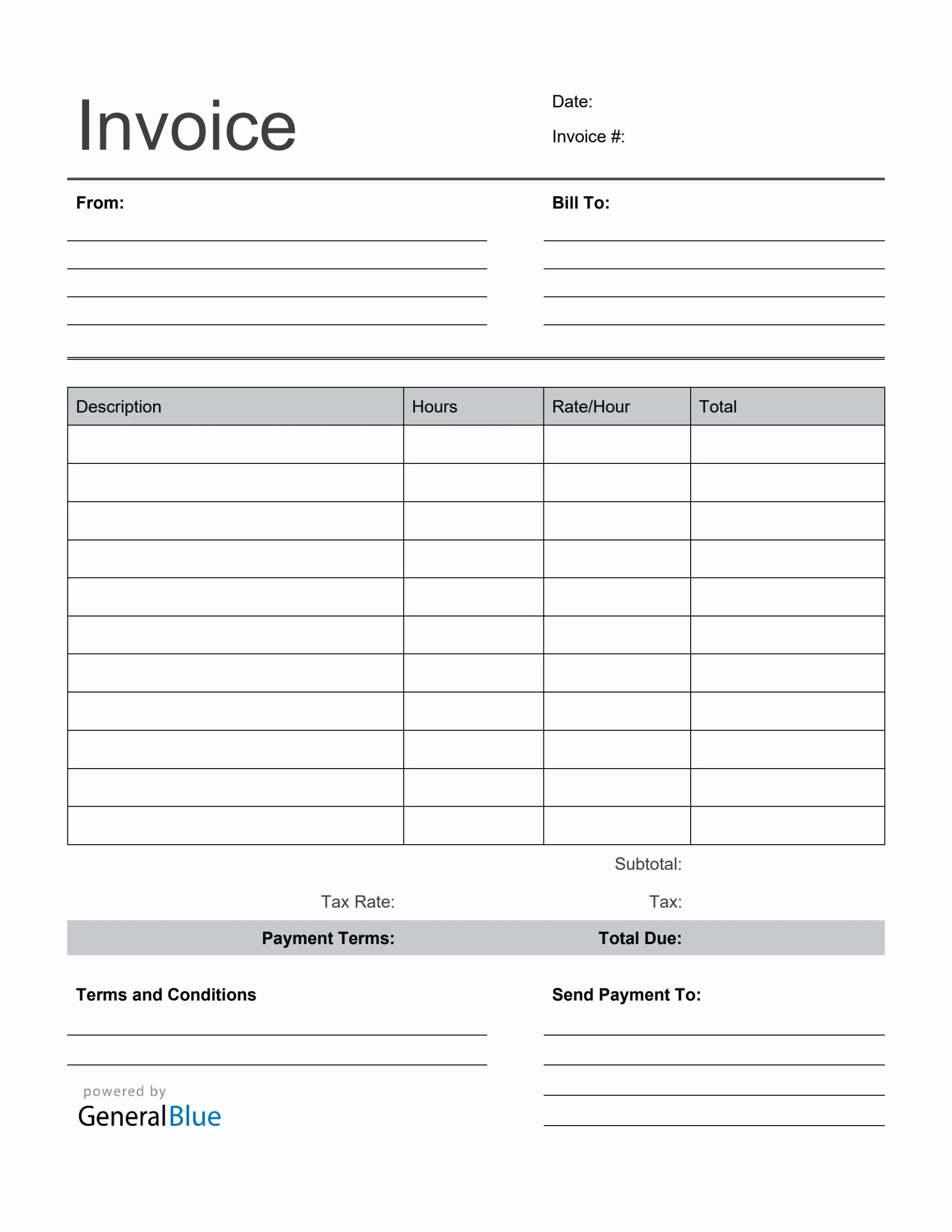 Freelance Invoice Templates