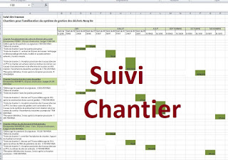planning chantier excel exemple